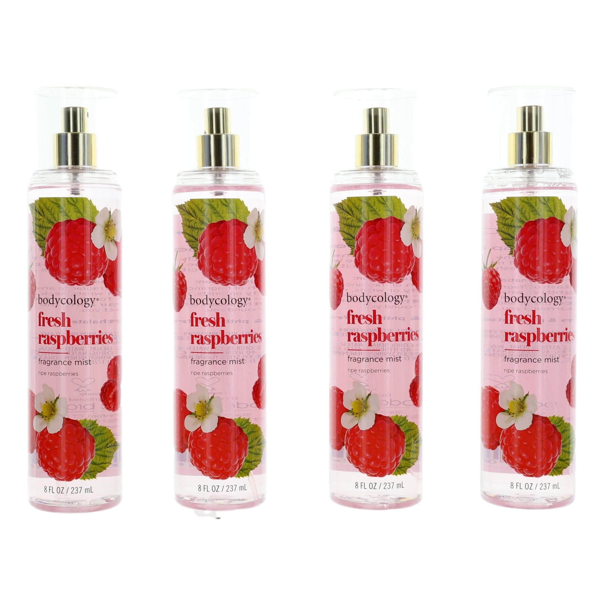 Fresh Raspberries by Bodycology, 4 Pack 8 oz Fragrance - Fam ...