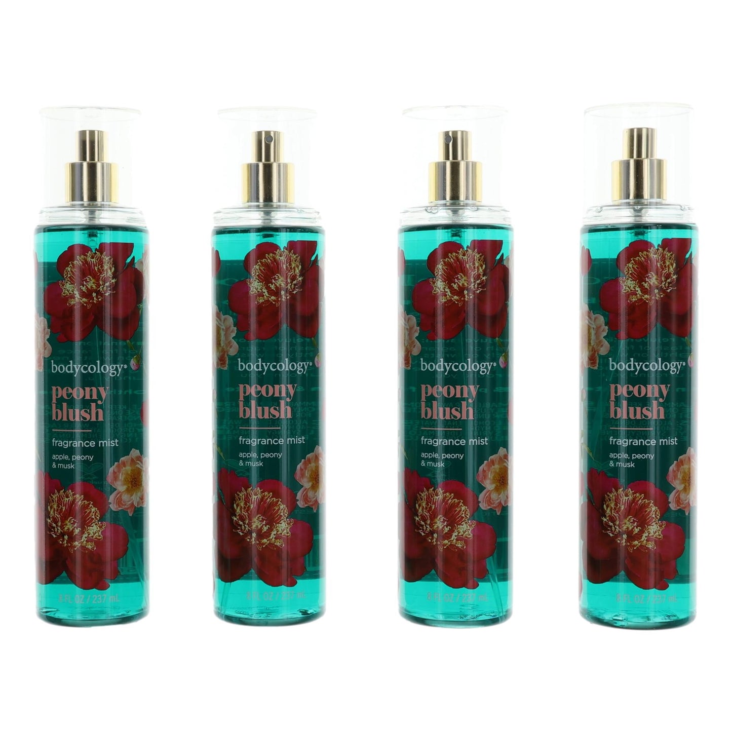 Photo of Peony Blush by Bodycology, 4 Pack 8 oz Fragrance Mist for Women