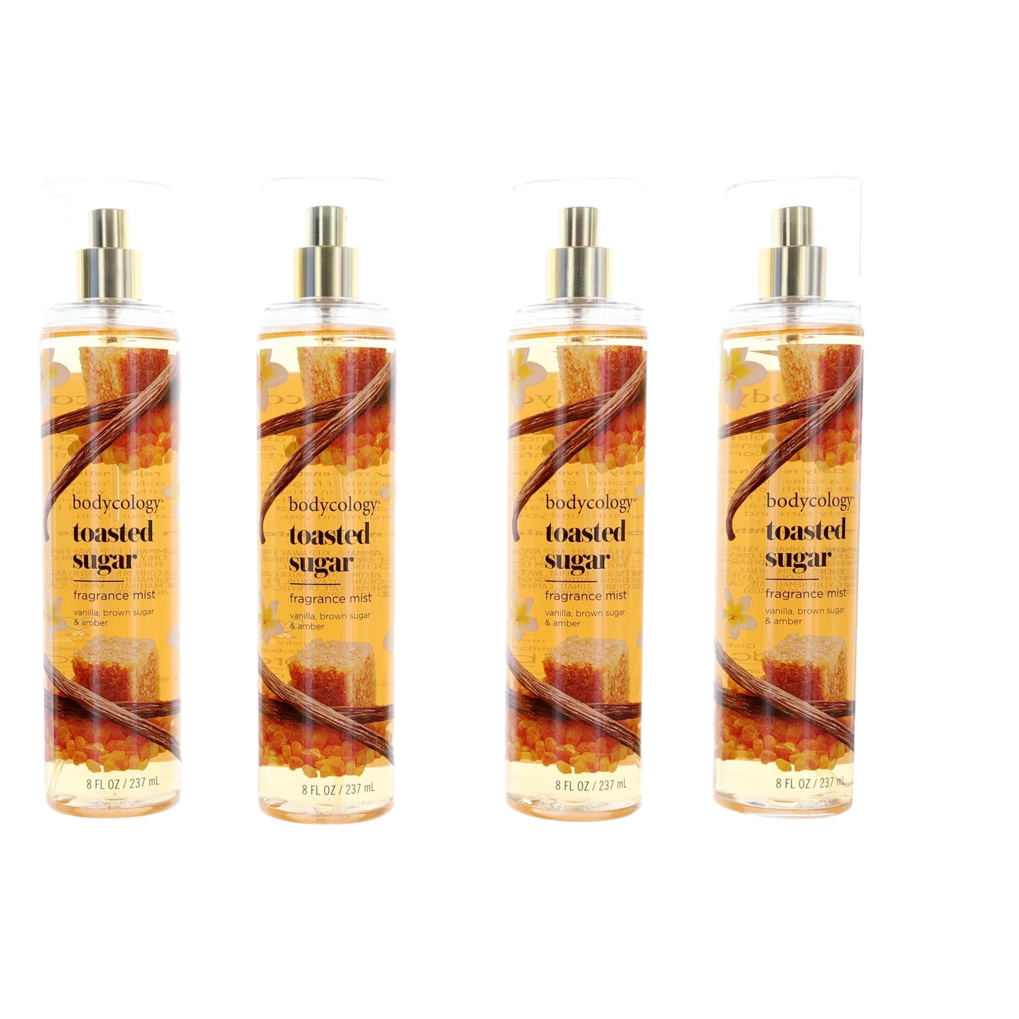 Photo of Toasted Sugar by Bodycology, 4 Pack 8 oz Fragrance Mist for Women