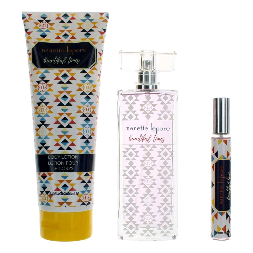 Photo of Beautiful Times by Nanette Lepore, 3 Piece Gift Set for for Women