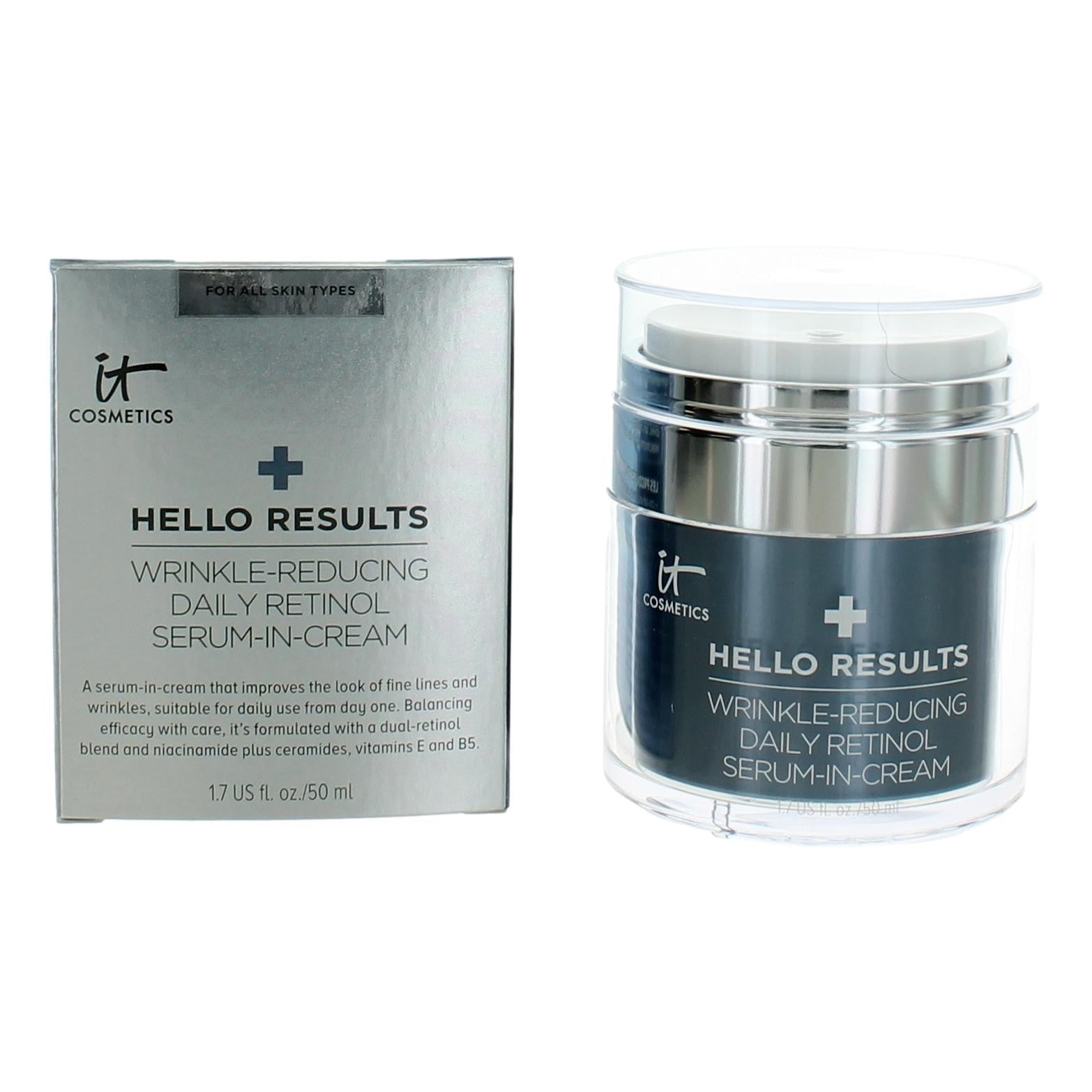 Photo of It Cosmetics Hello Results, 1.7oz Wrinkle Reducing Daily Retinol Serum in Cream