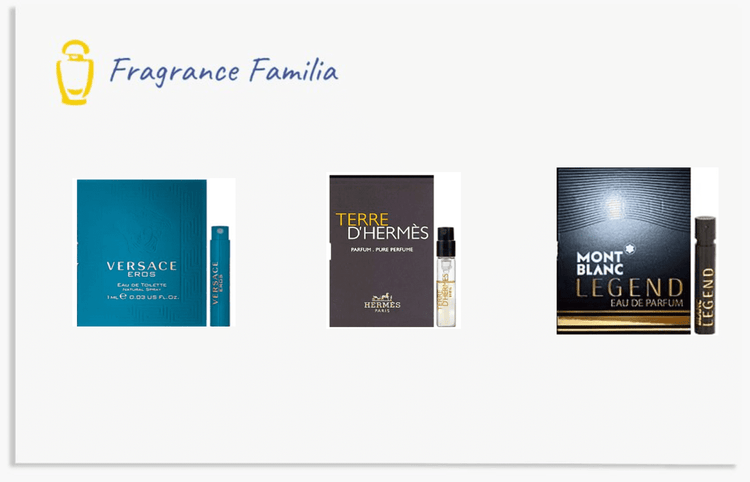 fragrance familia free 3 pack of perfume or cologne sampler pack