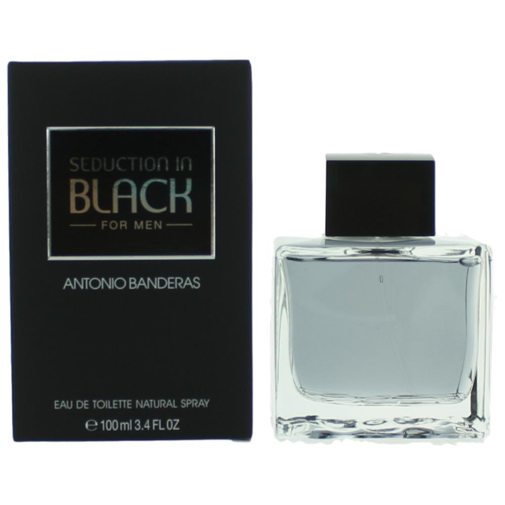 Bottle of Seduction in Black by Antonio Banderas, 3.4 oz Eau de Toilette Spray for Men