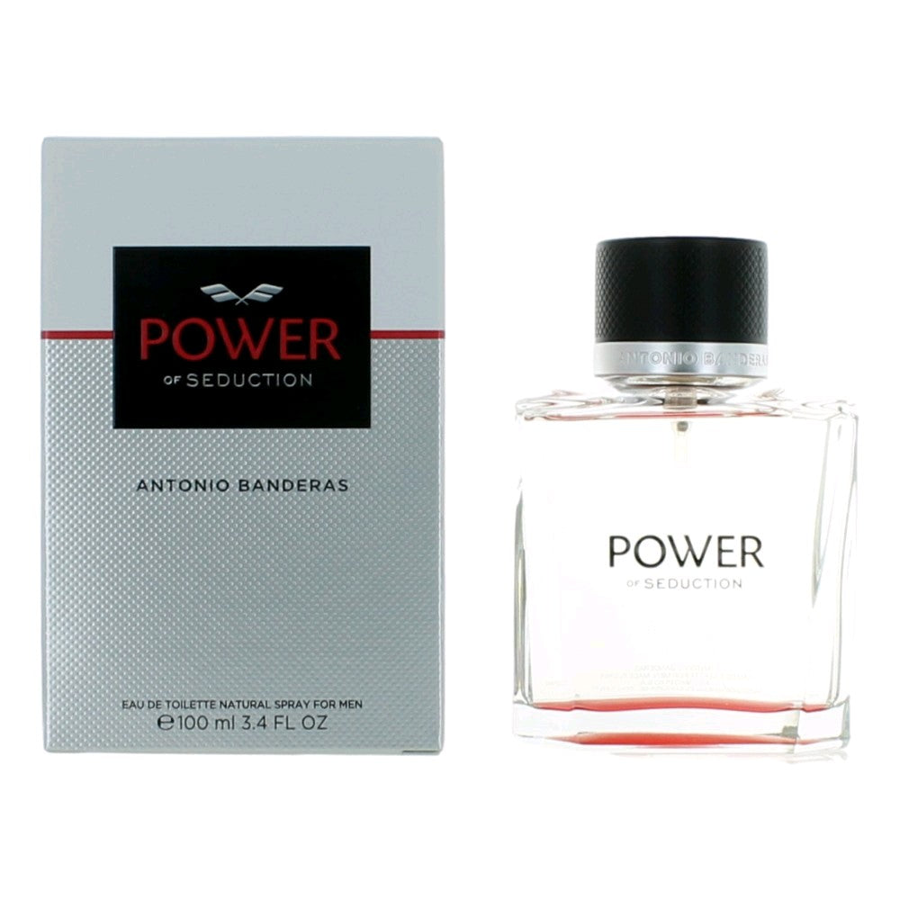 Bottle of Power of Seduction by Antonio Banderas, 3.4 oz Eau De Toilette Spray for Men