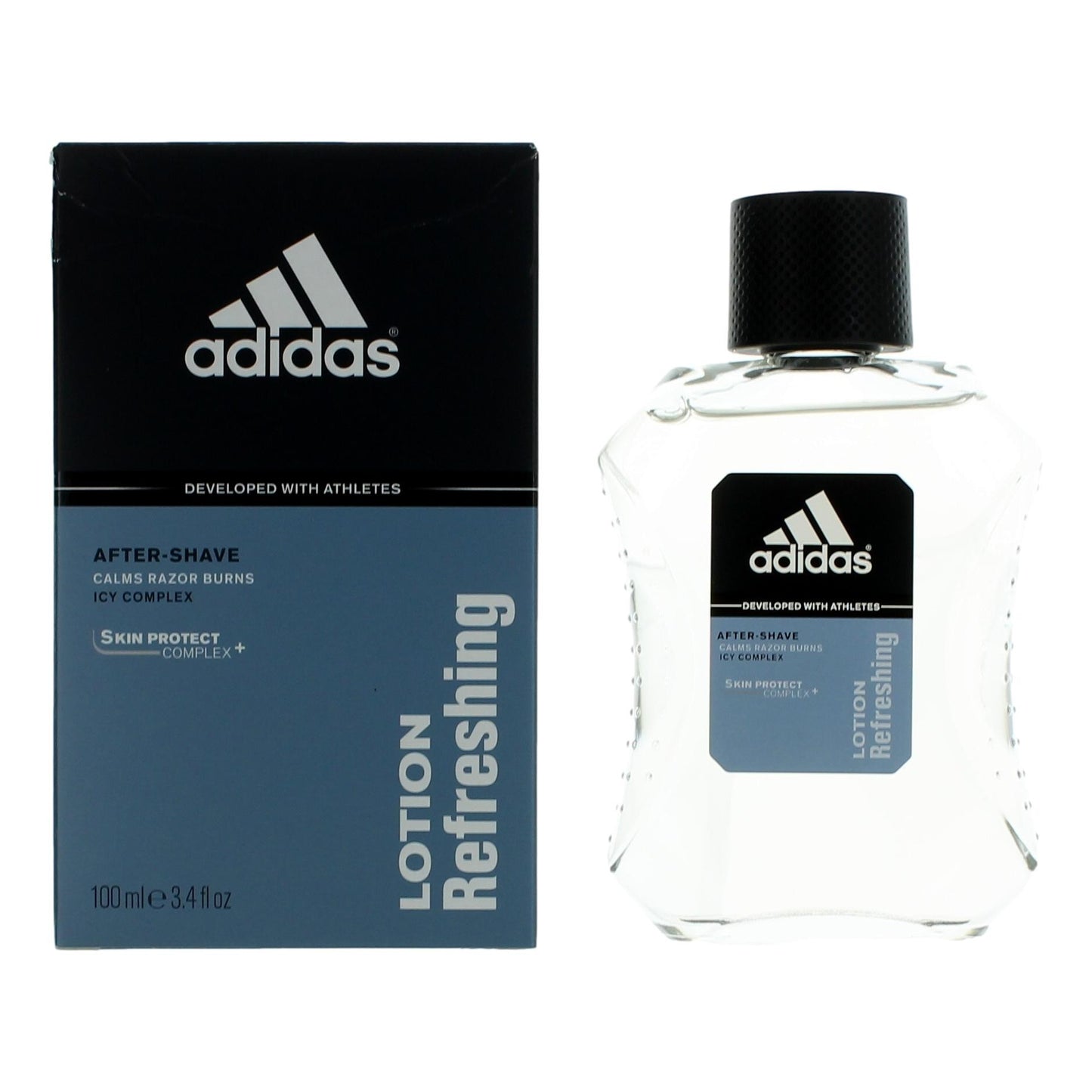 Bottle of Adidas Refreshing by Adidas, 3.4 oz After Shave Lotion for Men