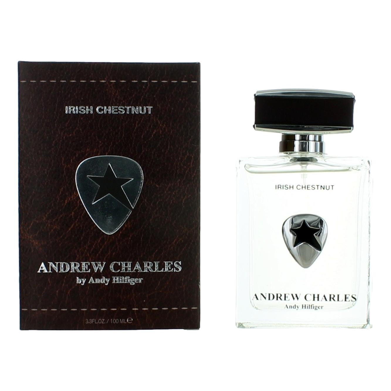 Bottle of Andrew Charles Irish Chestnut by Andy Hilfiger, 3.3 oz Eau De Toilette Spray for Men