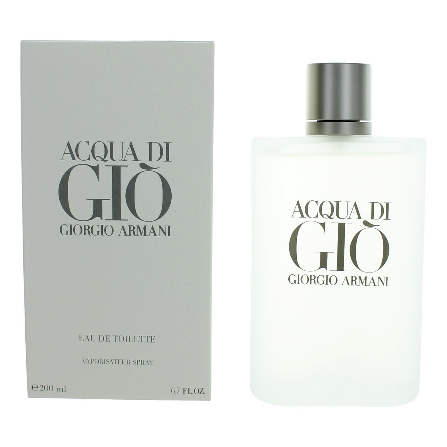 Bottle of Acqua Di Gio by Giorgio Armani, 6.7 oz Eau De Toilette Spray for Men