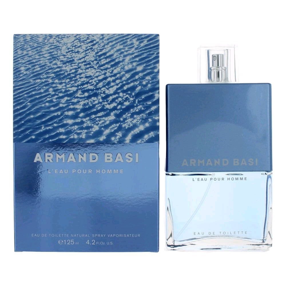 Bottle of L'eau Pour Homme by Armand Basi, 4.2 oz Eau De Toilette Spray for Men