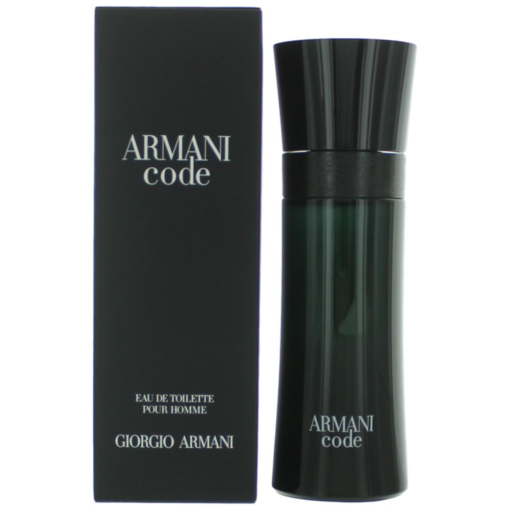 Bottle of Armani Code by Giorgio Armani, 2.5 oz Eau De Toilette Spray for Men