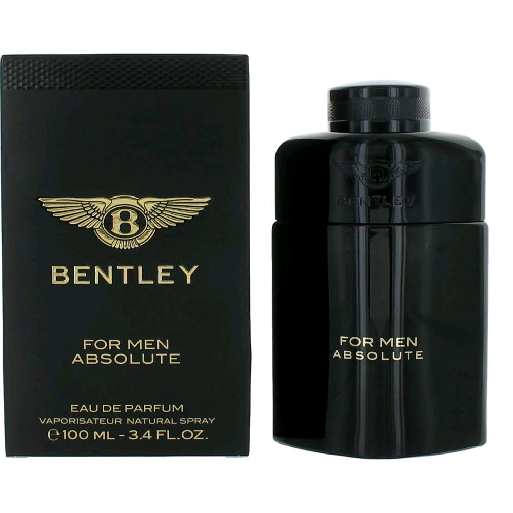 Bottle of Bentley Absolute by Bentley, 3.4 oz Eau De Parfum Spray for Men