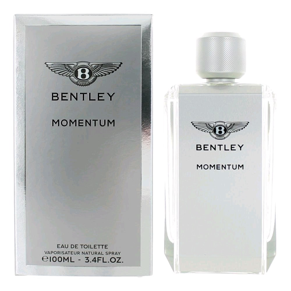 Bottle of Bentley Momentum by Bentley, 3.4 oz Eau De Toilette Spray for Men