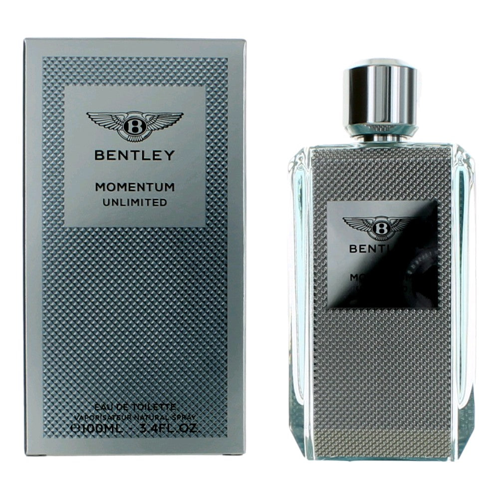 Bottle of Bentley Momentum Unlimited by Bentley, 3.4 oz Eau De Toilette Spray for Men