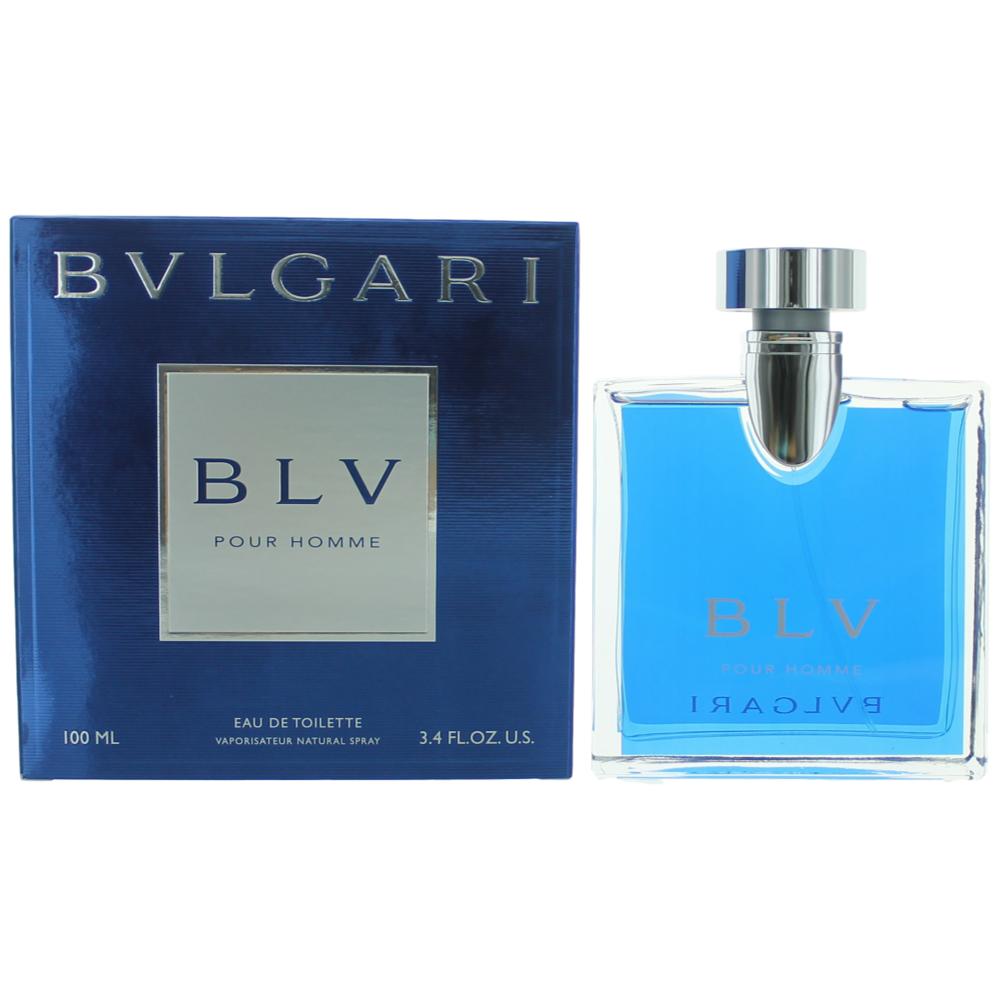 Bottle of BLV Pour Homme by Bvlgari, 3.4 oz Eau De Toilette Spray for Men Bulgari