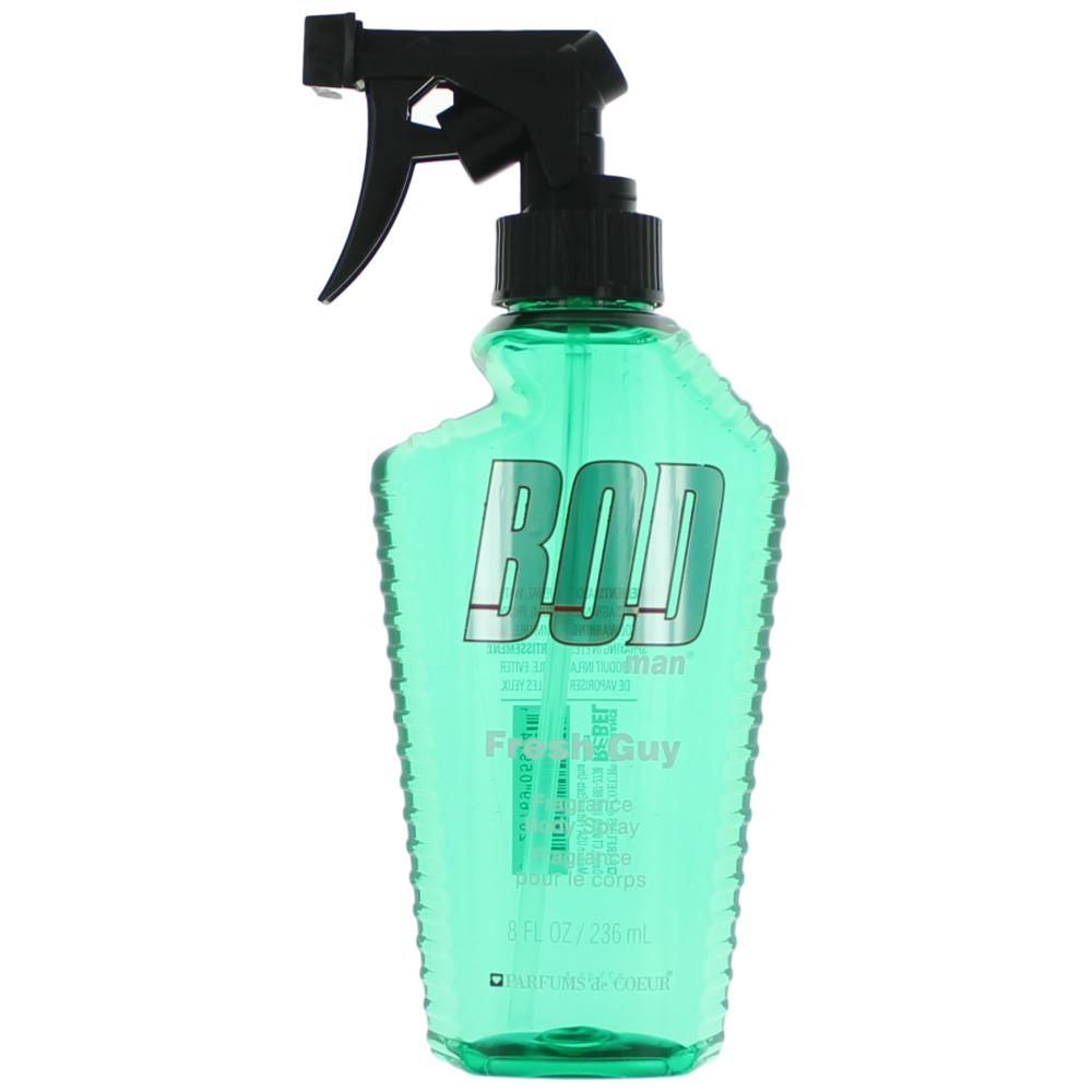Bottle of Bod Man Fresh Guy by Parfums De Coeur, 8 oz Frgrance Body Spray for Men