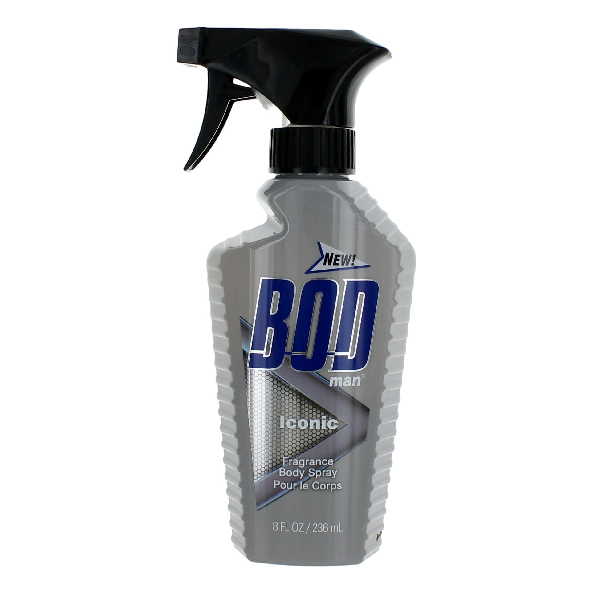 Bottle of Bod Man Iconic by Parfums De Coeur, 8 oz Frgrance Body Spray for Men