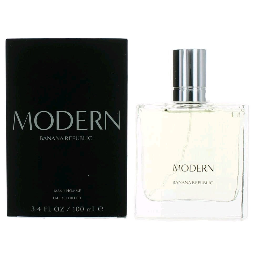 Bottle of Modern by Banana Republic, 3.4 oz Eau De Toilette Spray for Men