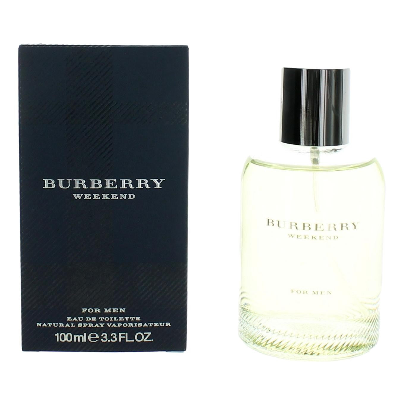 Bottle of Burberry Weekend by Burberry, 3.3 oz Eau De Toilette Spray for Men (Week end)