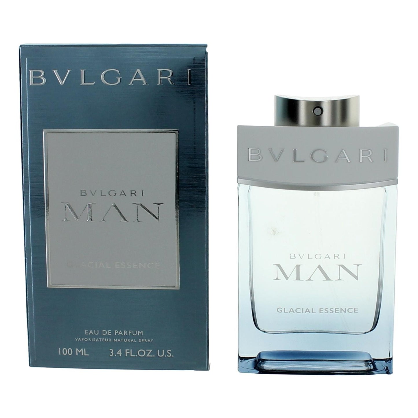 Bottle of Glacial Essence by Bvlgari, 3.4 oz Eau De Parfum Spray Men