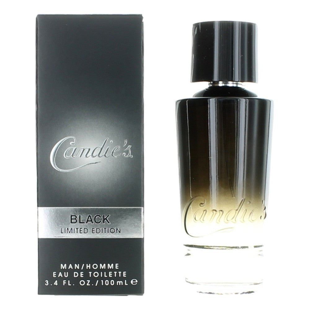 Bottle of Candie's Black by Candies, 3.4 oz Eau De Toilette Spray for Men