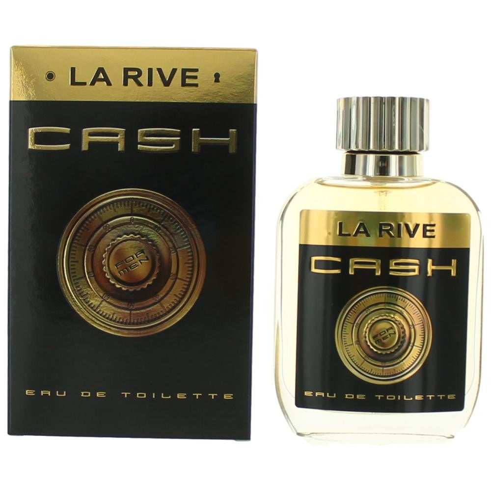 Bottle of Cash by La Rive, 3.3 oz Eau De Toilette Sprary for Men