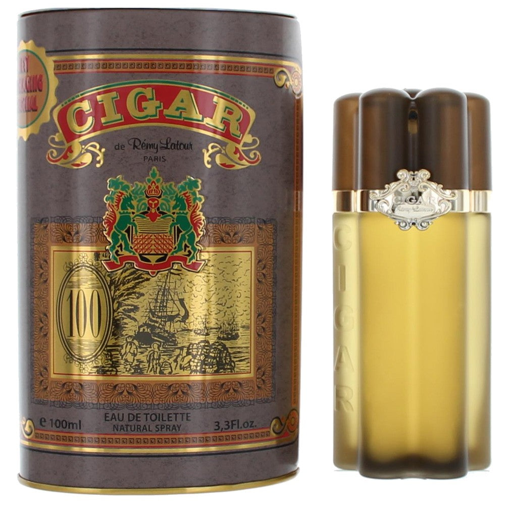 Bottle of Cigar by Remy Latour, 3.3 oz Eau De Toilette Spray for Men