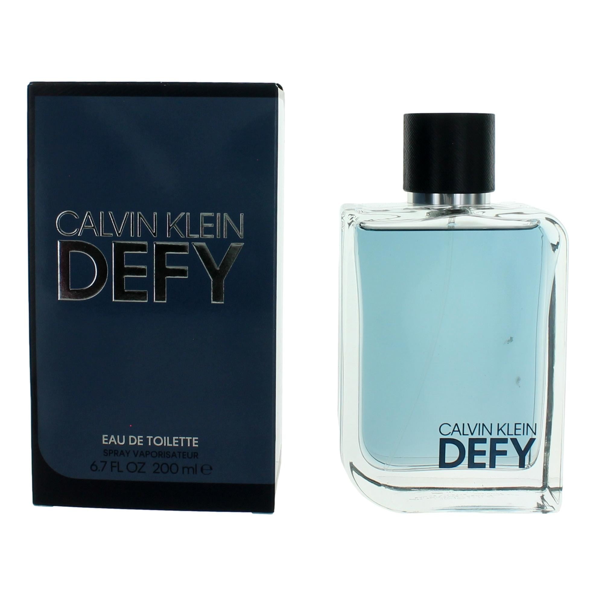 Bottle of Defy by Calvin Klein, 6.7 oz Eau De Toilette Spray for Men