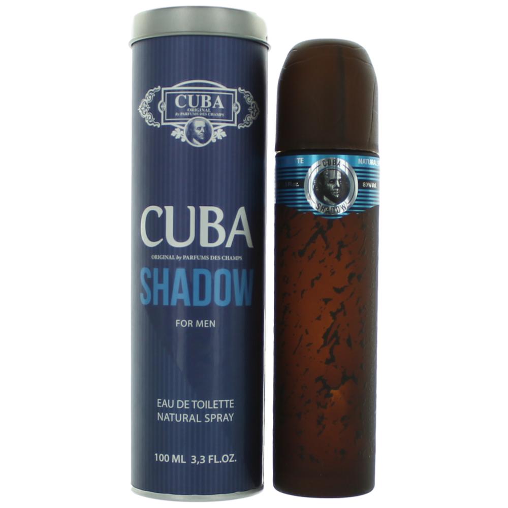 Bottle of Cuba Shadow by Cuba, 3.3 oz Eau De Toilette Spray for Men