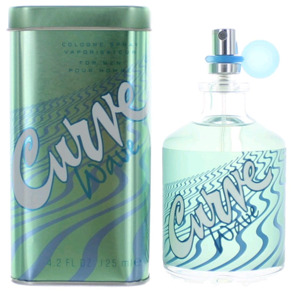 Bottle of Curve Wave by Liz Claiborne, 4.2 oz Cologne Spray for Men