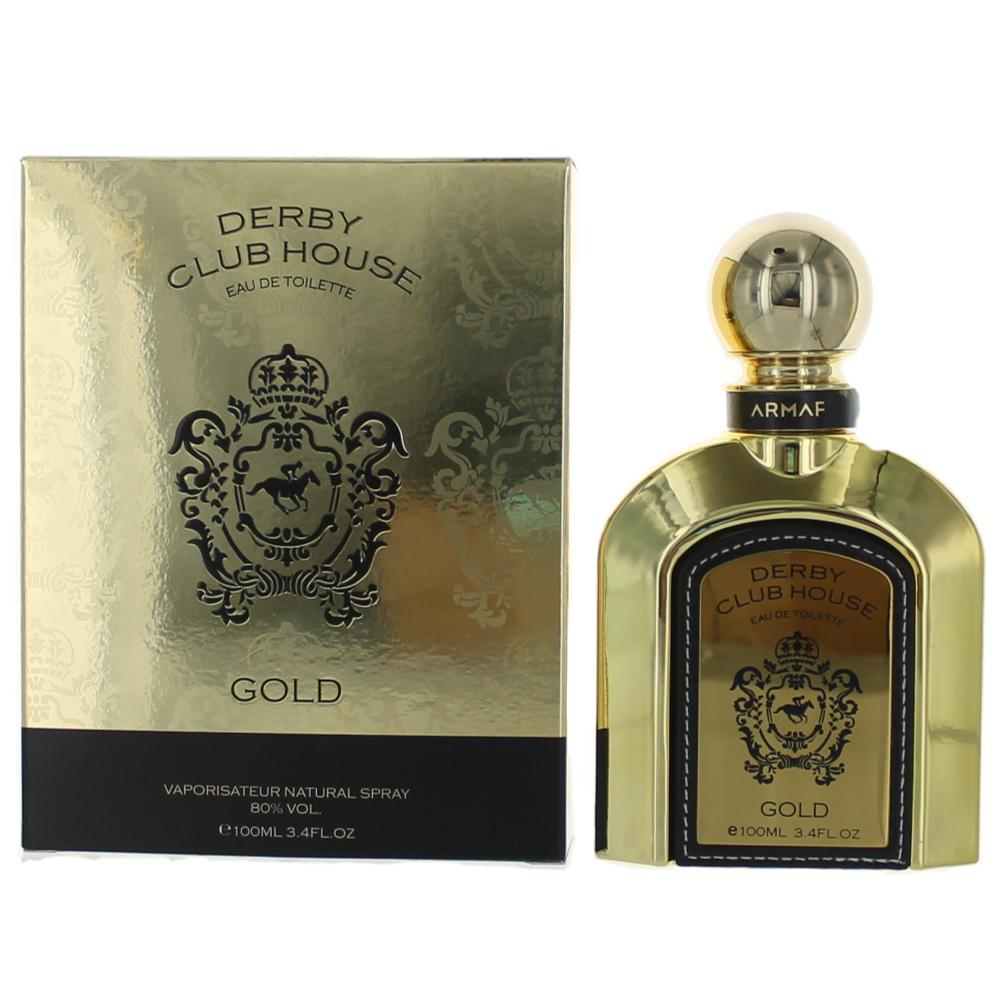 Bottle of Derby Club House Gold by Armaf, 3.4 oz Eau De Toilette Spray For Men