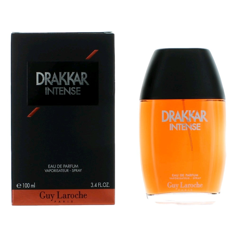 Bottle of Drakkar Intense by Guy Laroche, 3.4 oz Eau De Parfum Spray for Men