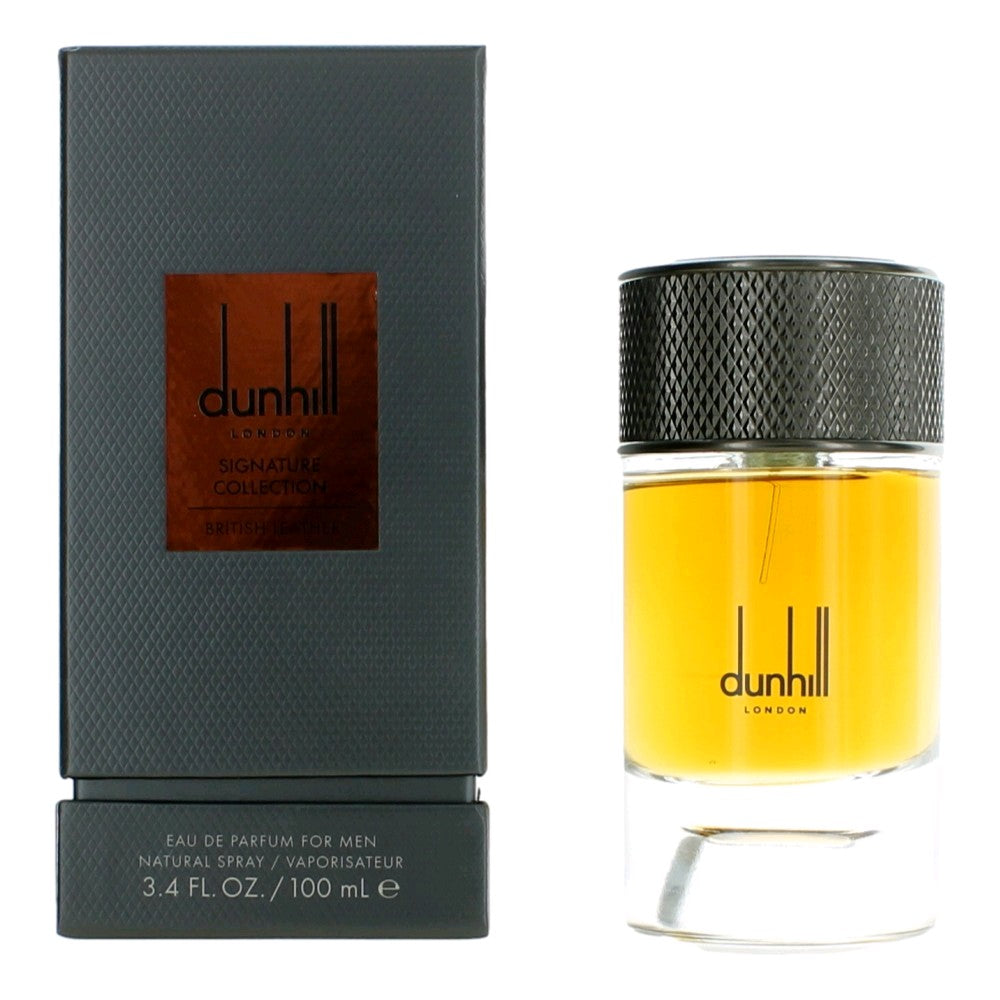 Bottle of Dunhill British Leather by Alfred Dunhill, 3.4 oz Eau De Parfum Spray for Men