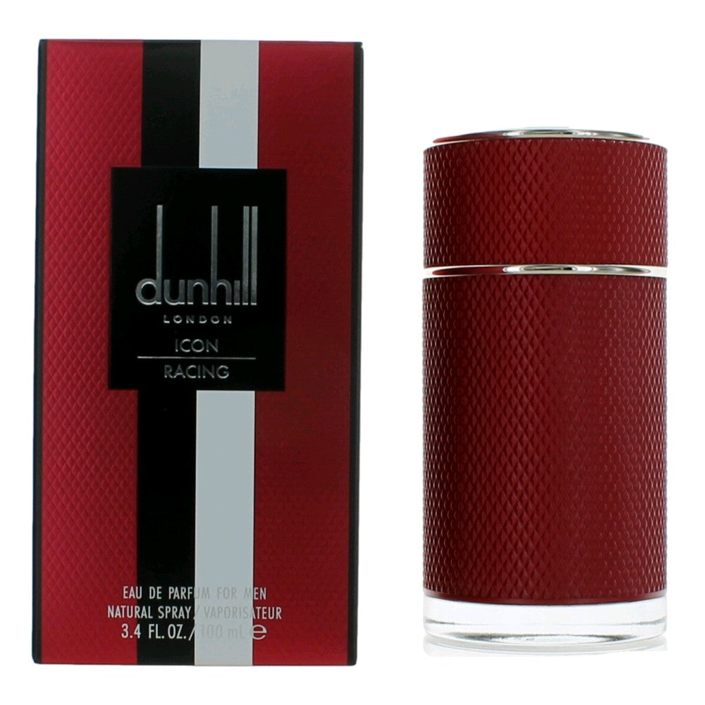 Bottle of Dunhill Icon Racing Red by Alfred Dunhill, 3.4 oz Eau De Parfum Spray for Men