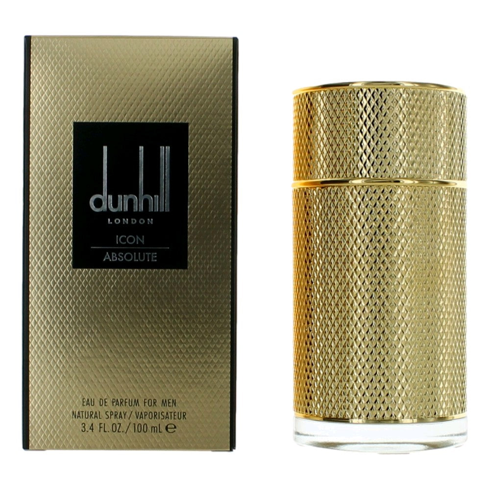 Bottle of Alfred Dunhill Icon Cologne for Men 3.4 oz
