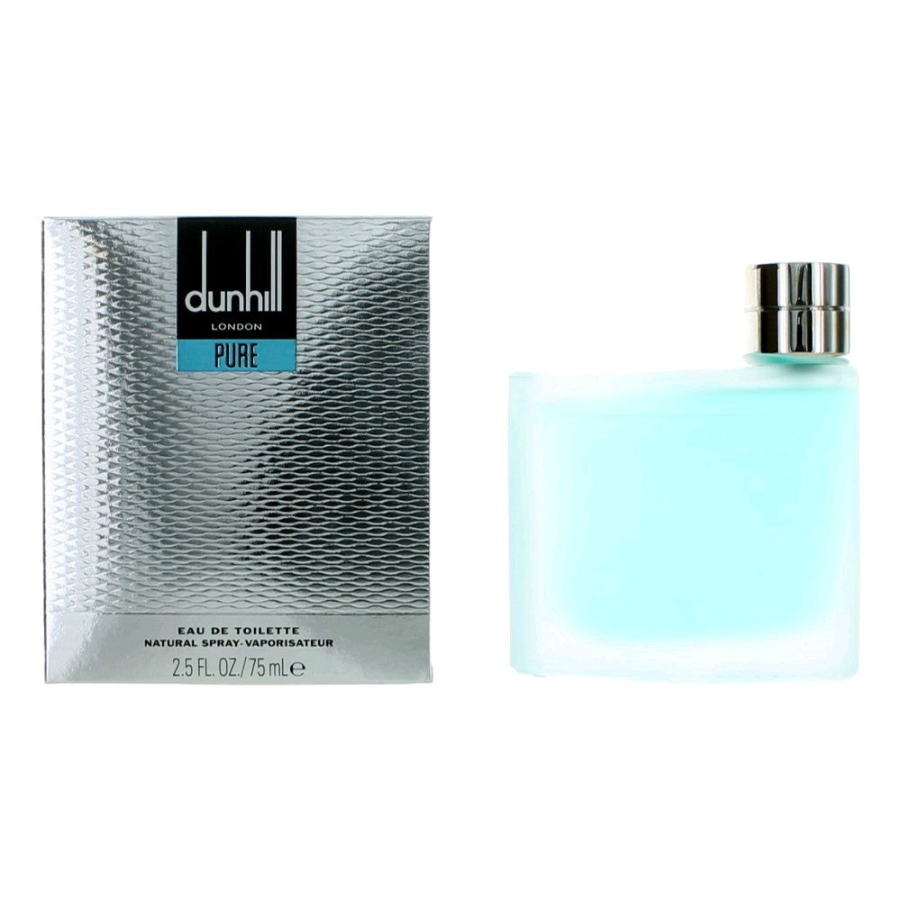 Bottle of Dunhill Pure by Alfred Dunhill, 2.5 oz Eau De Toilette Spray for Men