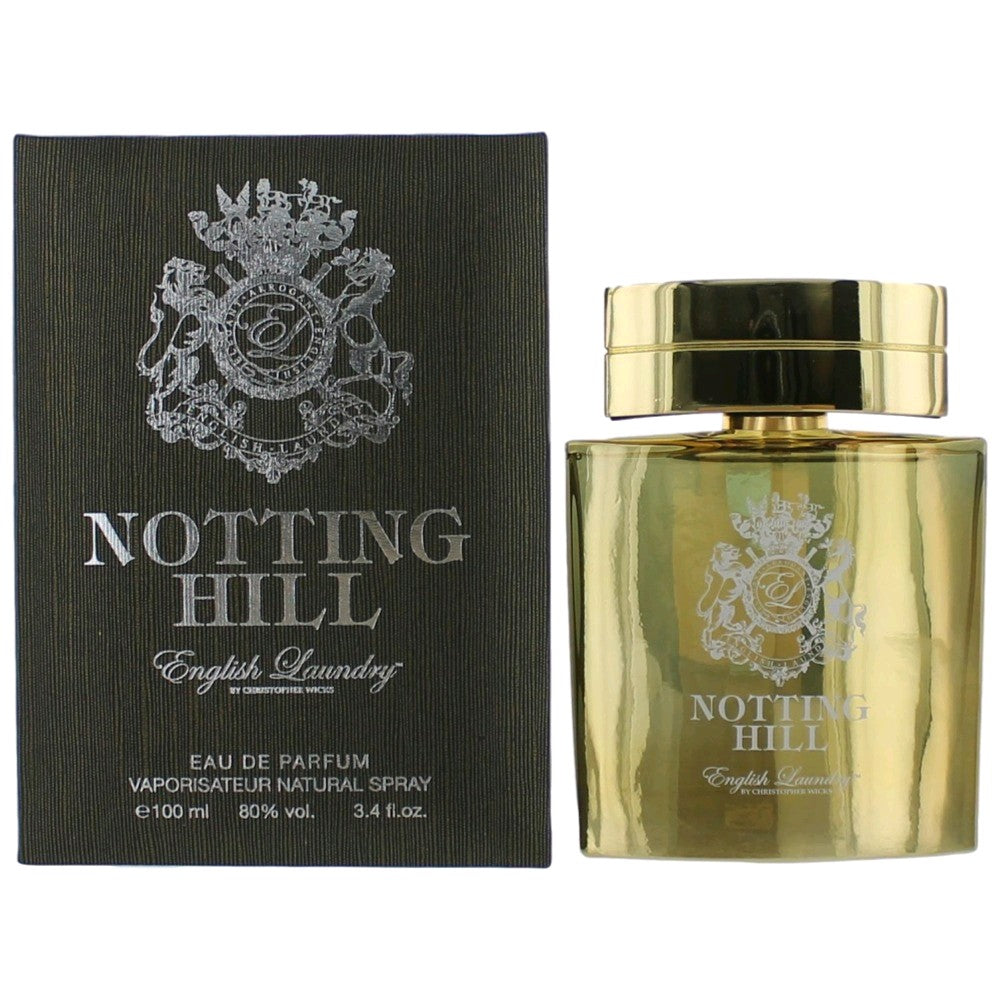 Bottle of Notting Hill by English Laundry, 3.4 oz Eau De Parfum Spray for Men