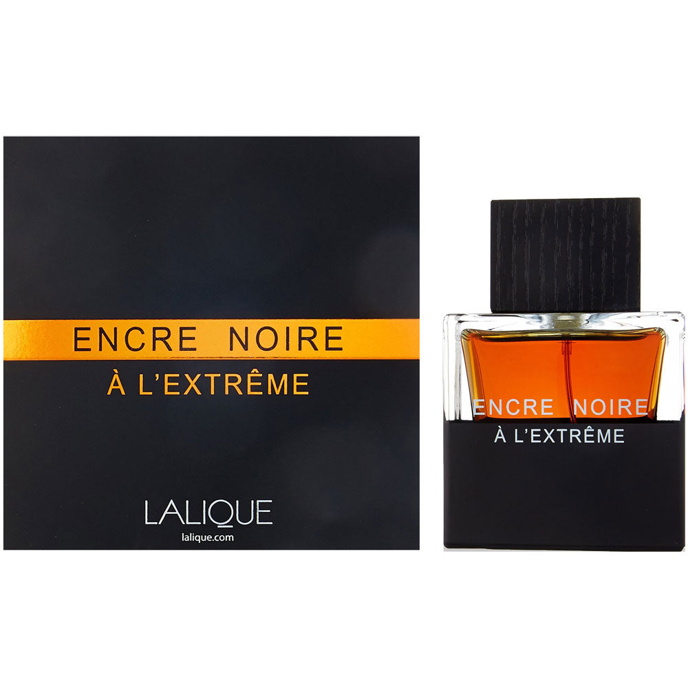 Bottle of Encre Noire A L'Extreme by Lalique, 3.3 oz Eau De Parfum Spray for Men