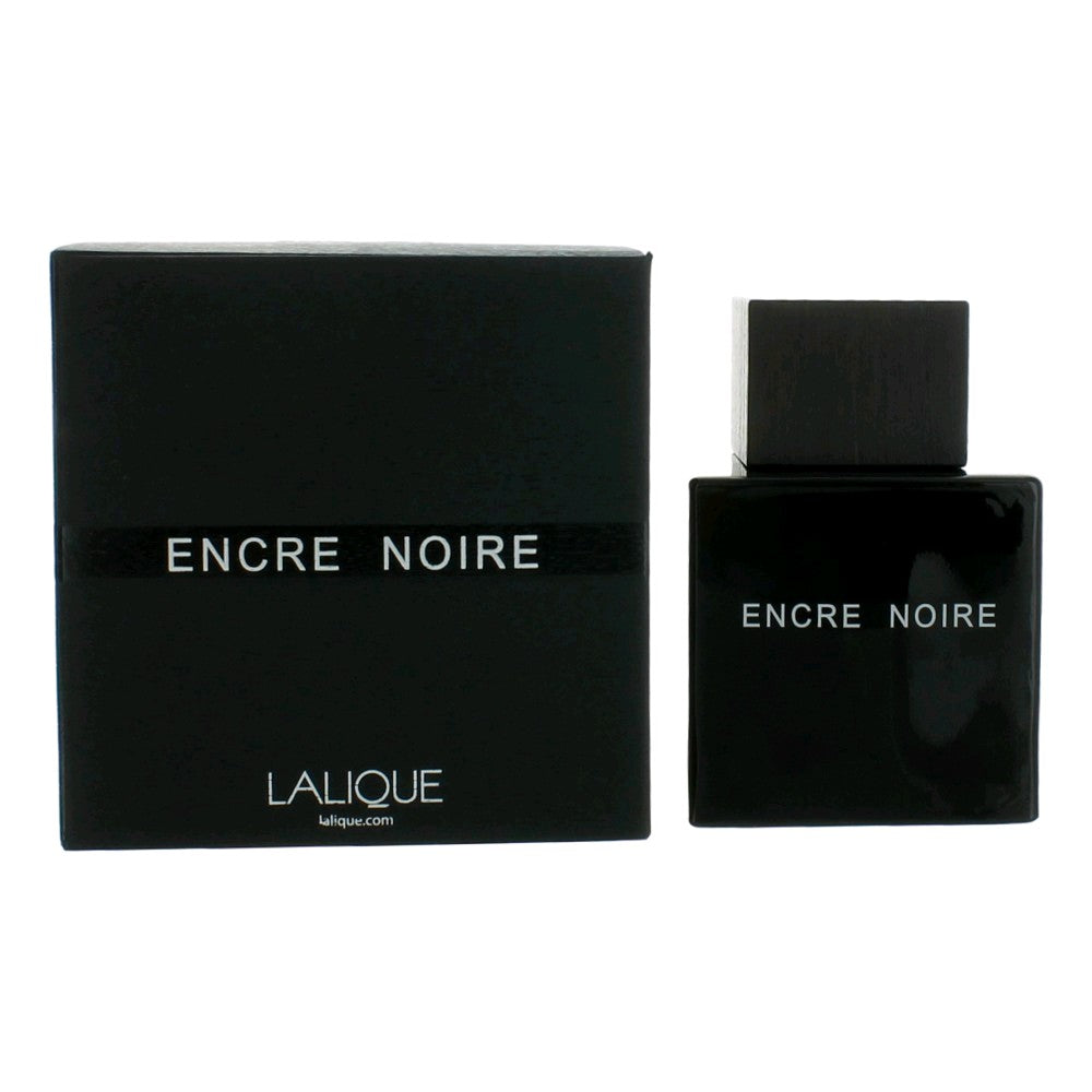 Bottle of Encre Noire by Lalique, 3.3 oz Eau De Toilette Spray for Men