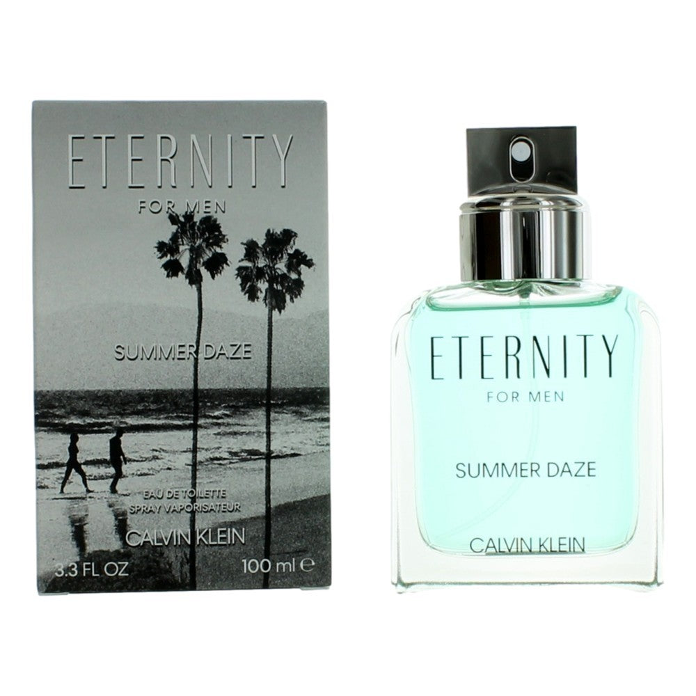 Bottle of Eternity Summer Daze by Calvin Klein, 3.3 oz Eau De Toilette Spray for Men