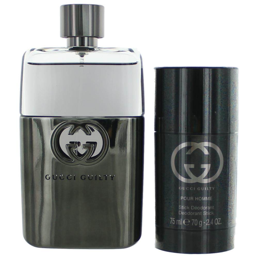 Bottle of Gucci Guilty Pour Homme by Gucci, 2 Piece Gift Set for Men