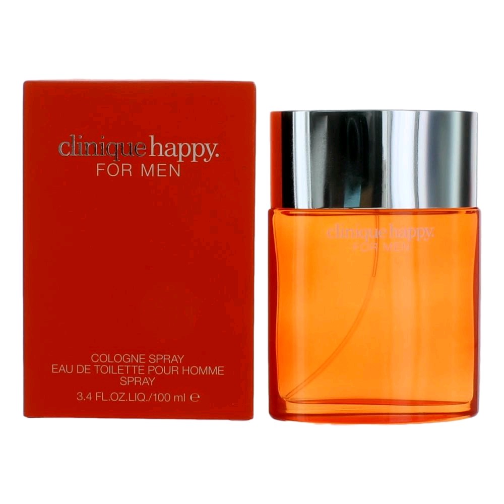 Bottle of Happy For Men Cologne by Clinique 3.4 oz