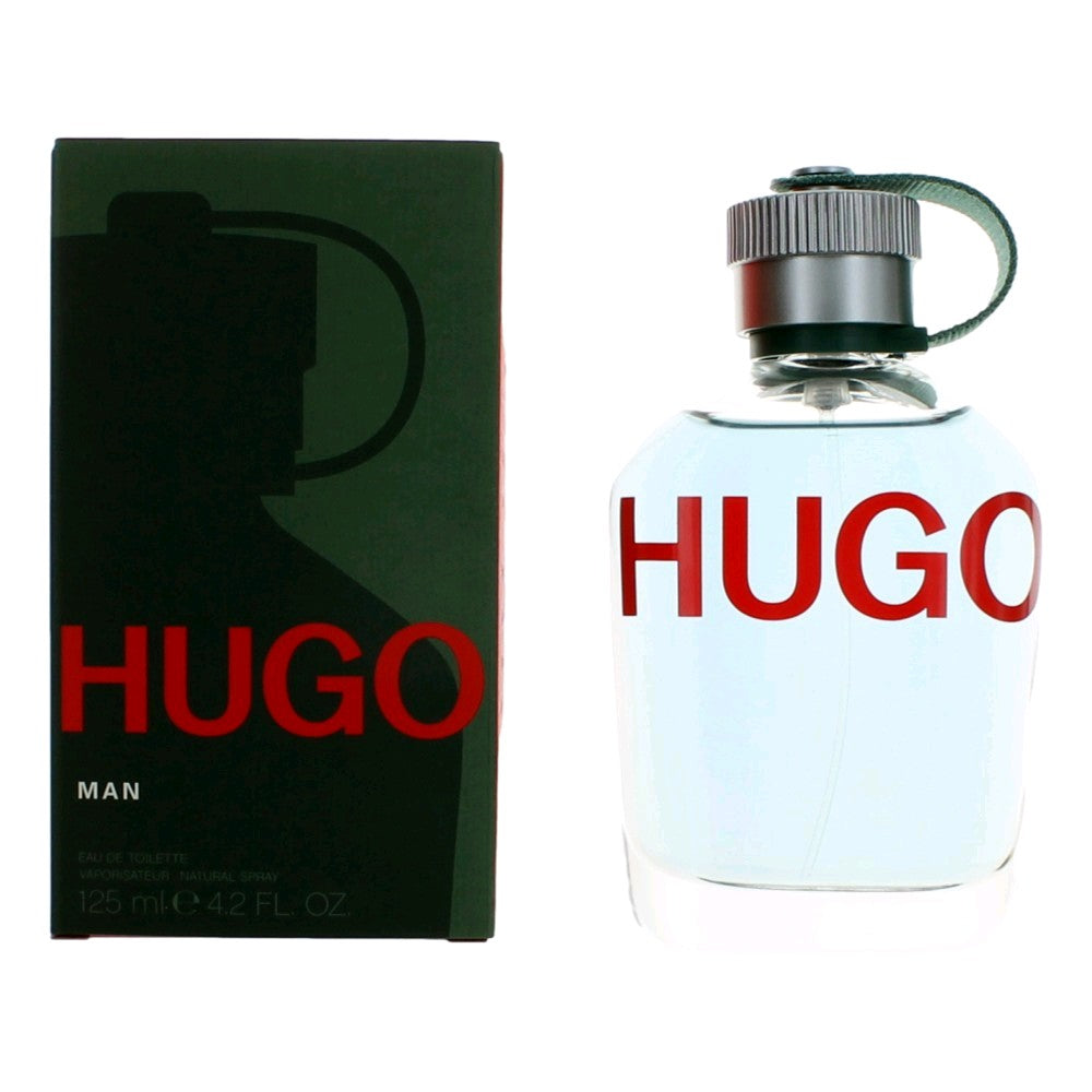 Bottle of Hugo by Hugo Boss, 4.2 oz Eau De Toilette Spray for Men
