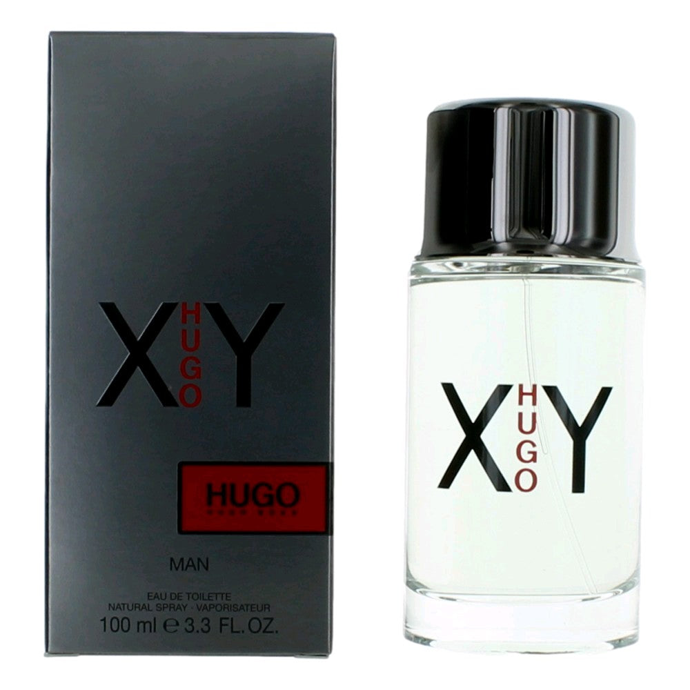 Bottle of Hugo XY by Hugo Boss, 3.3 oz Eau De Toilette Spray for Men