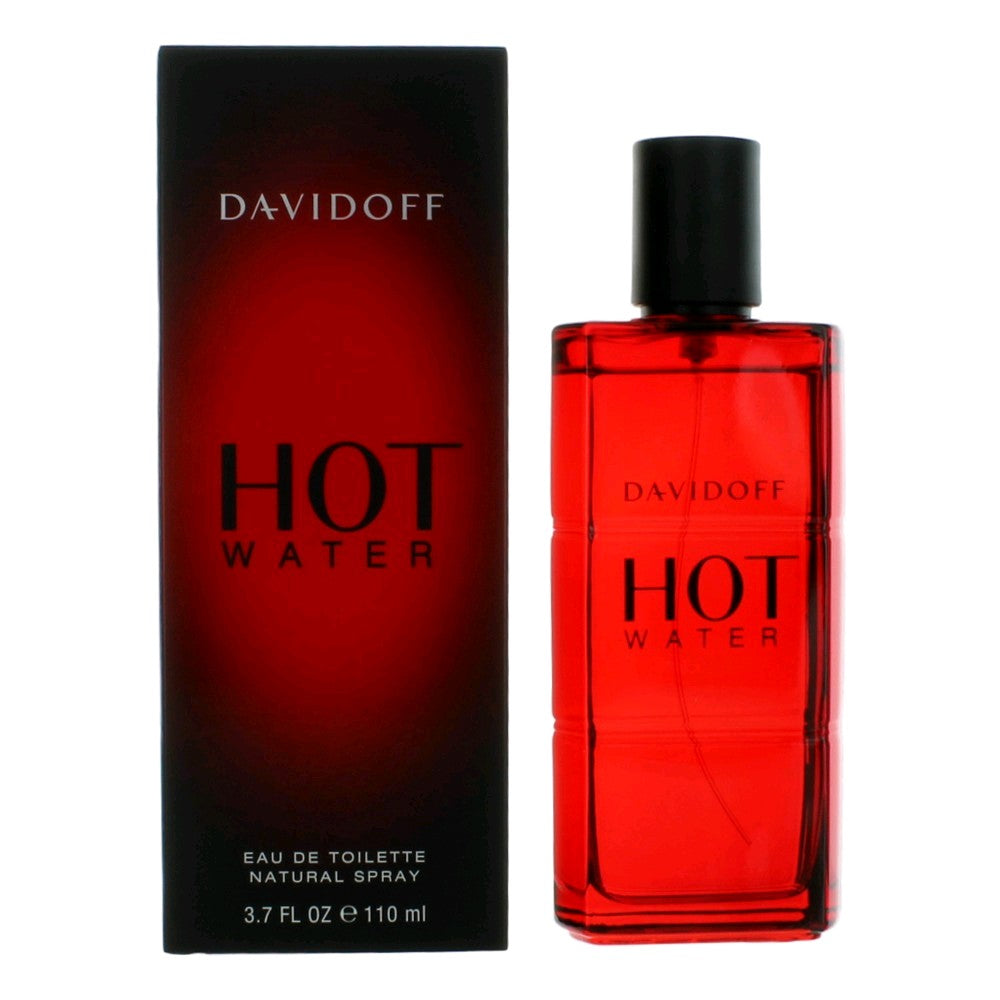 Bottle of Hot Water by Davidoff, 3.7 oz Eau De Toilette Spray for Men