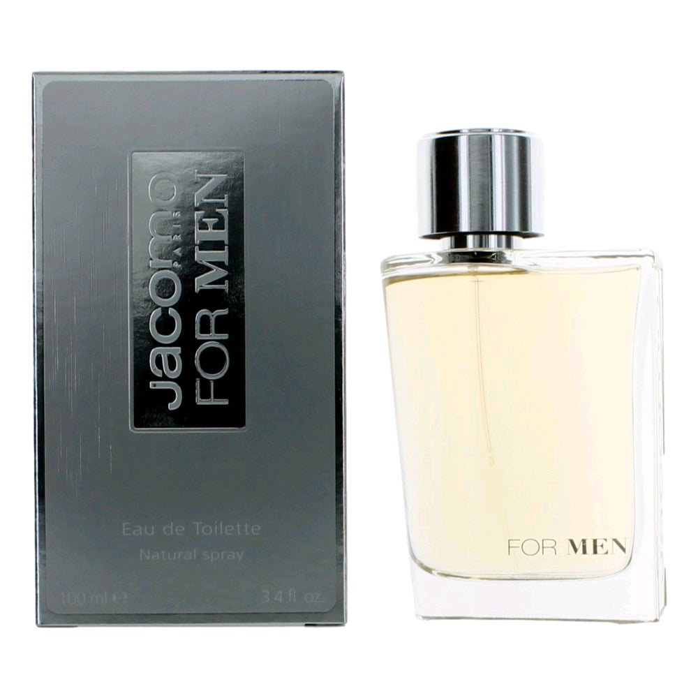 Bottle of Jacomo For Men by Jacomo, 3.4 oz Eau De Toilette Spray for Men