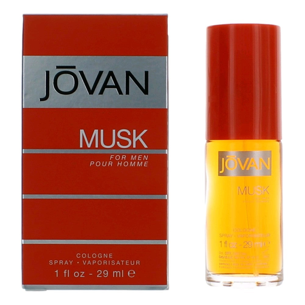 Bottle of Jovan Musk by Coty, 1 oz Cologne Spray for Men