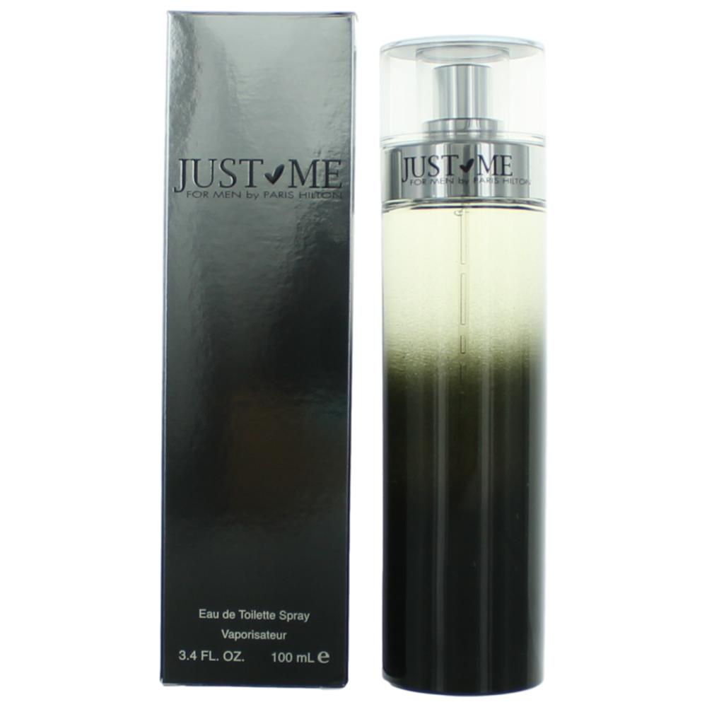 Bottle of Just Me by Paris Hilton, 3.4 oz  Eau De Toilette Spray for Men