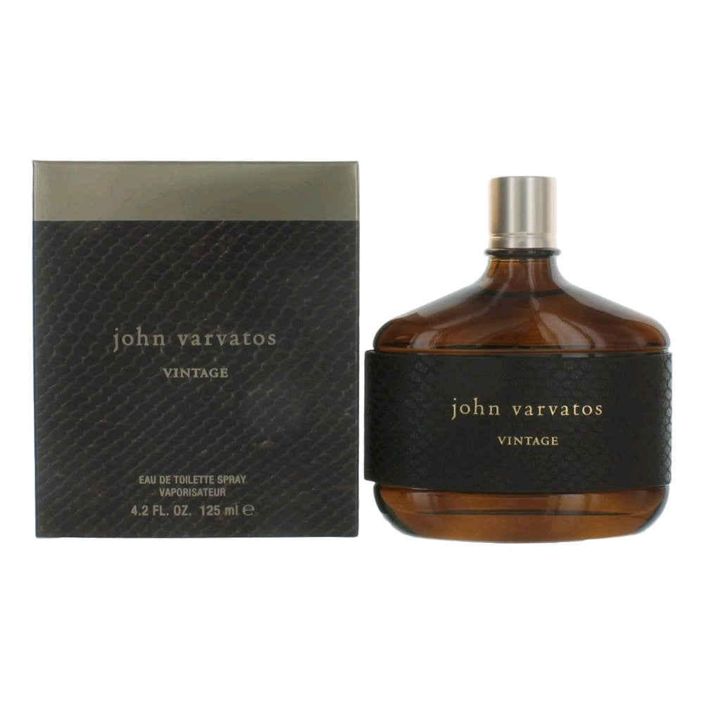Bottle of John Varvatos Vintage by John Varvatos, 4.2 oz Eau De Toilette Spray for Men