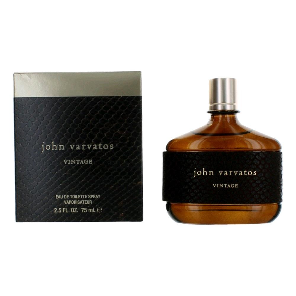 Bottle of John Varvatos Vintage by John Varvatos, 2.5 oz Eau De Toilette Spray for Men