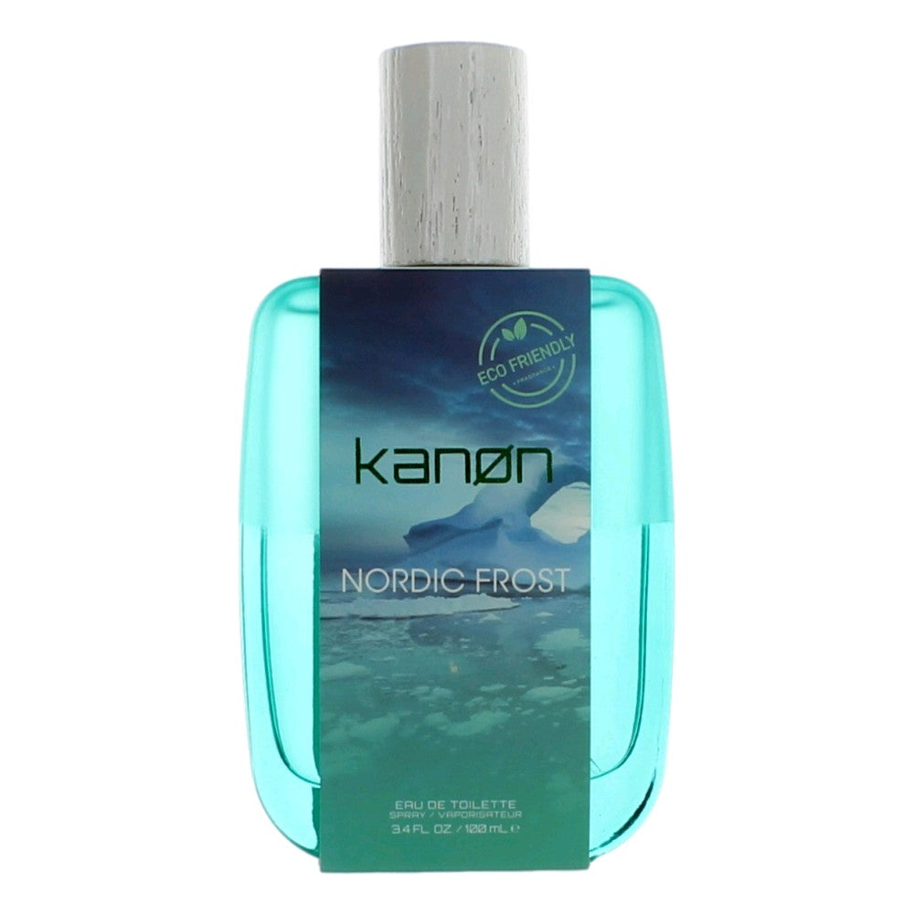 Bottle of Kanon Nordic Frost by Kanon, 3.4 oz Eau De Toilette Spray for Men