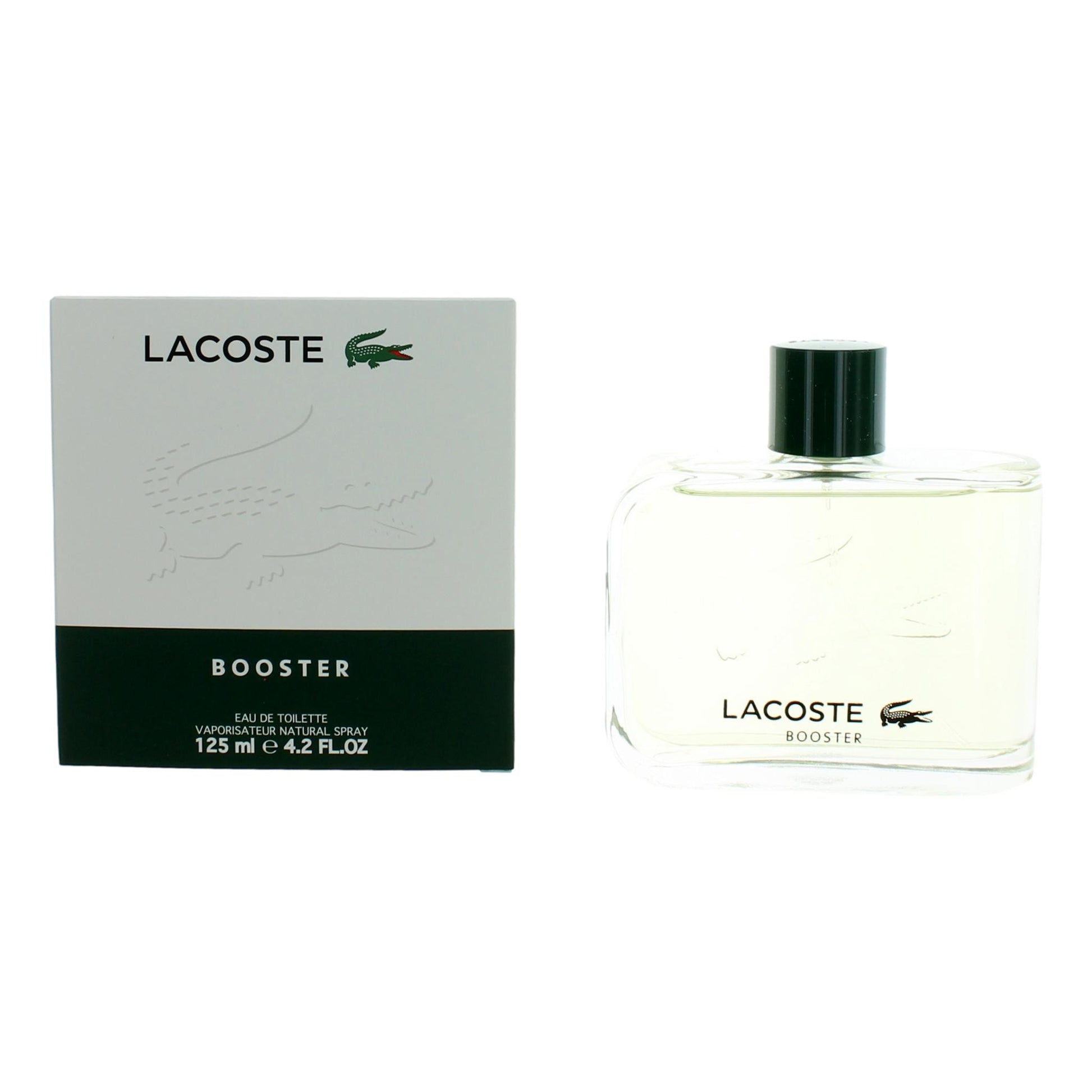 Bottle of Lacoste Booster by Lacoste, 4.2 oz Eau De Toilette Spray for Men
